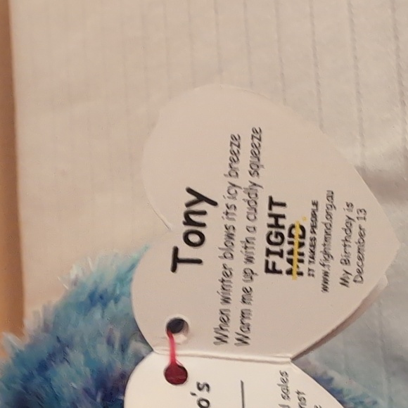 NWT TY Beanie Boos Tony - Picture 8 of 10